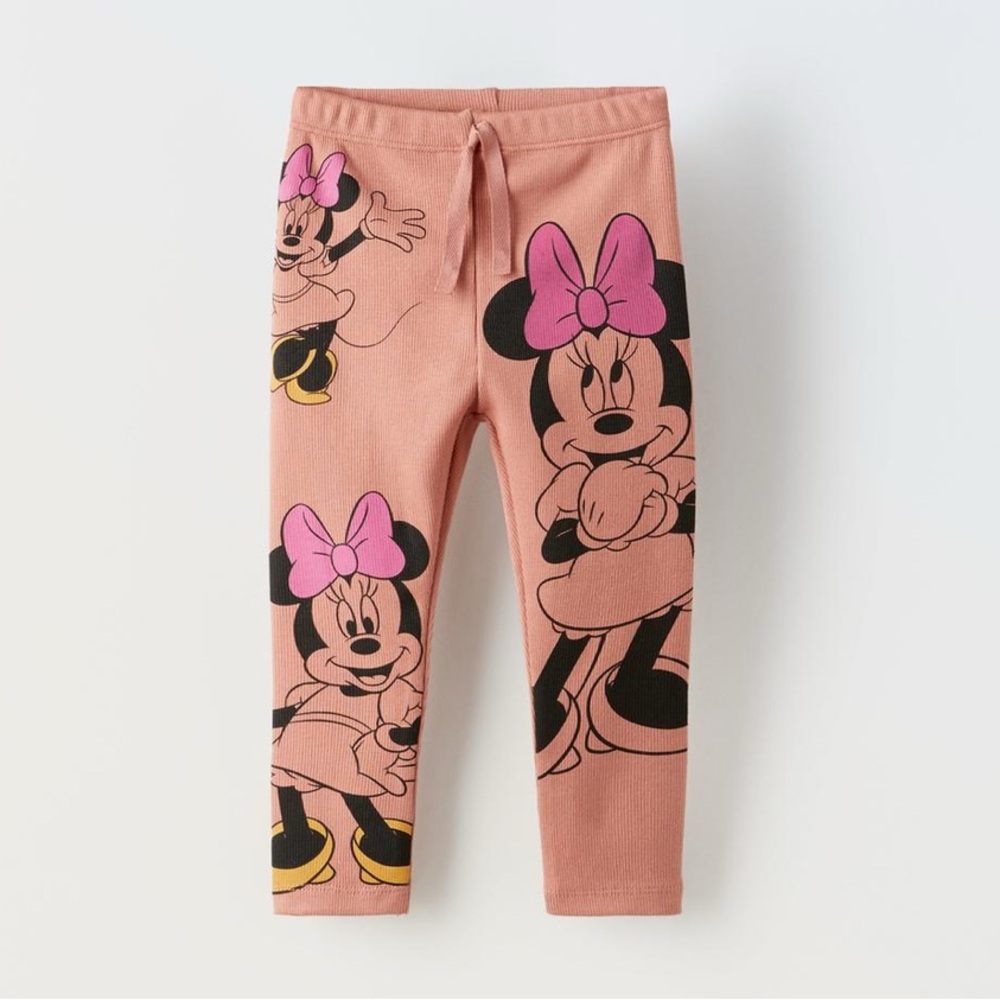 Zara Minnie Mouse leggings